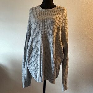 Men’s size 2 XL gray pull over sweater chaps T21